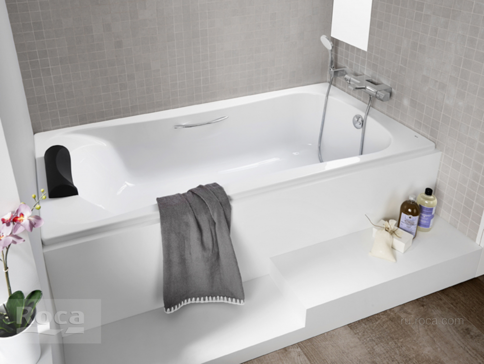 Акриловая ванна Roca BECOOL 180x80