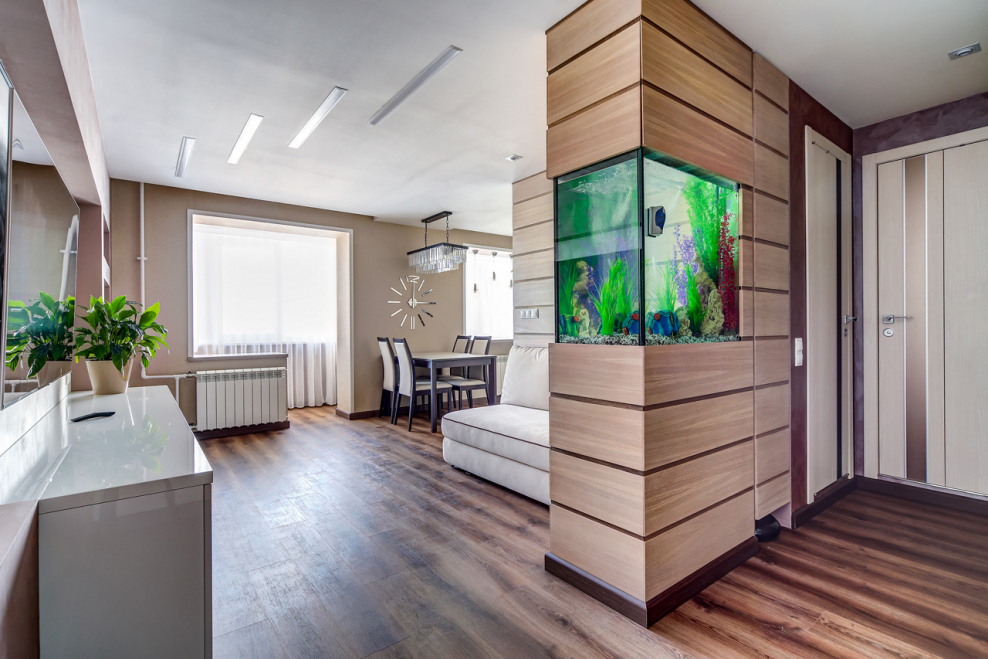 Аквариум в подъезде