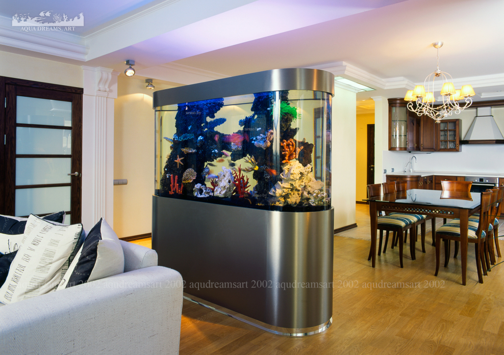 Аквариум в интерьере
