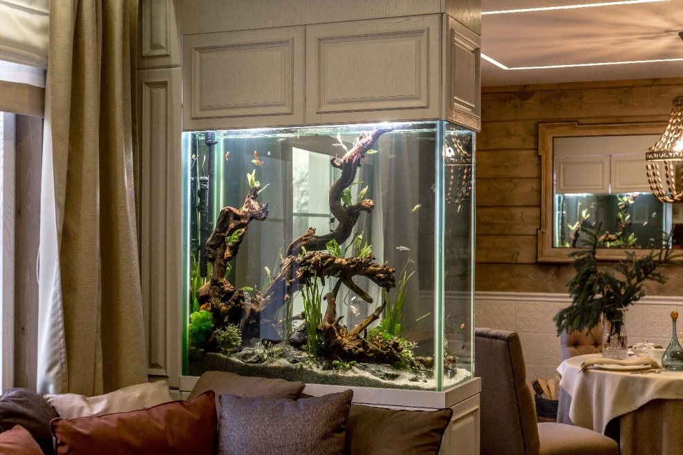 Аквариум перегородка