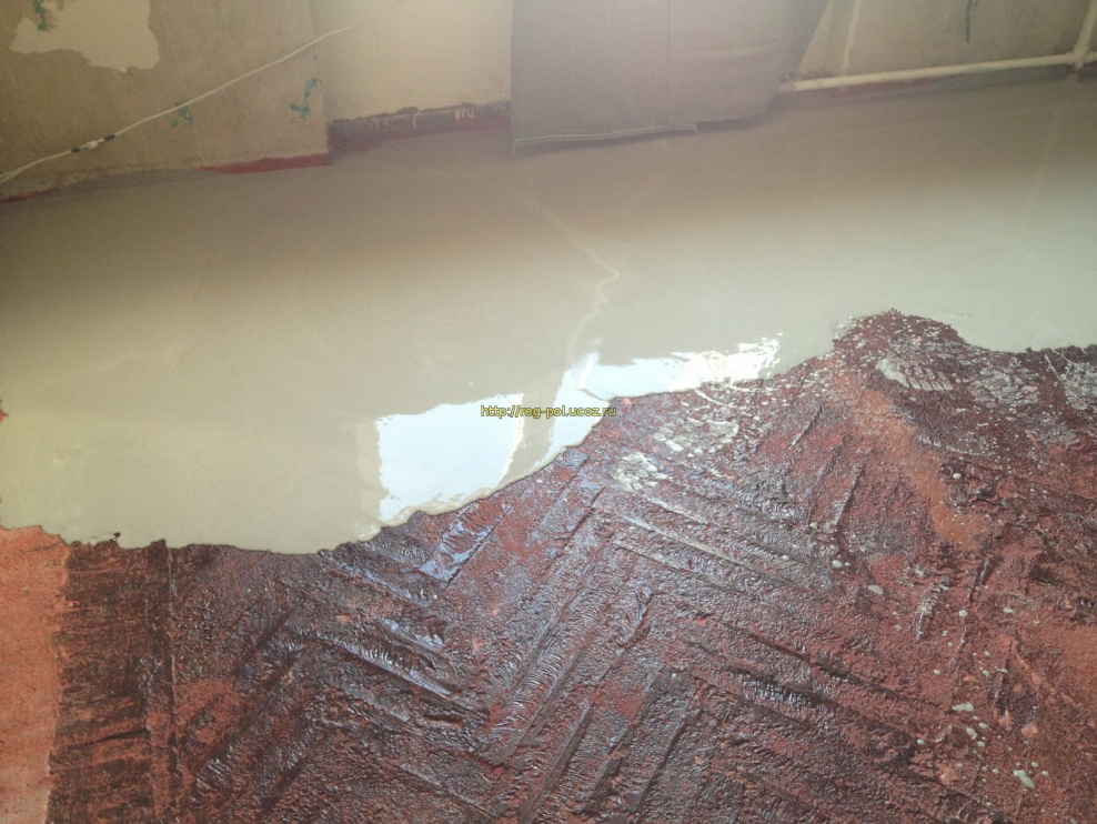 Наливной пол на деревянные полы