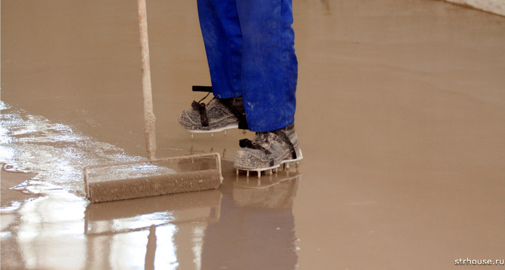 Самовыравнивающийся наливной пол