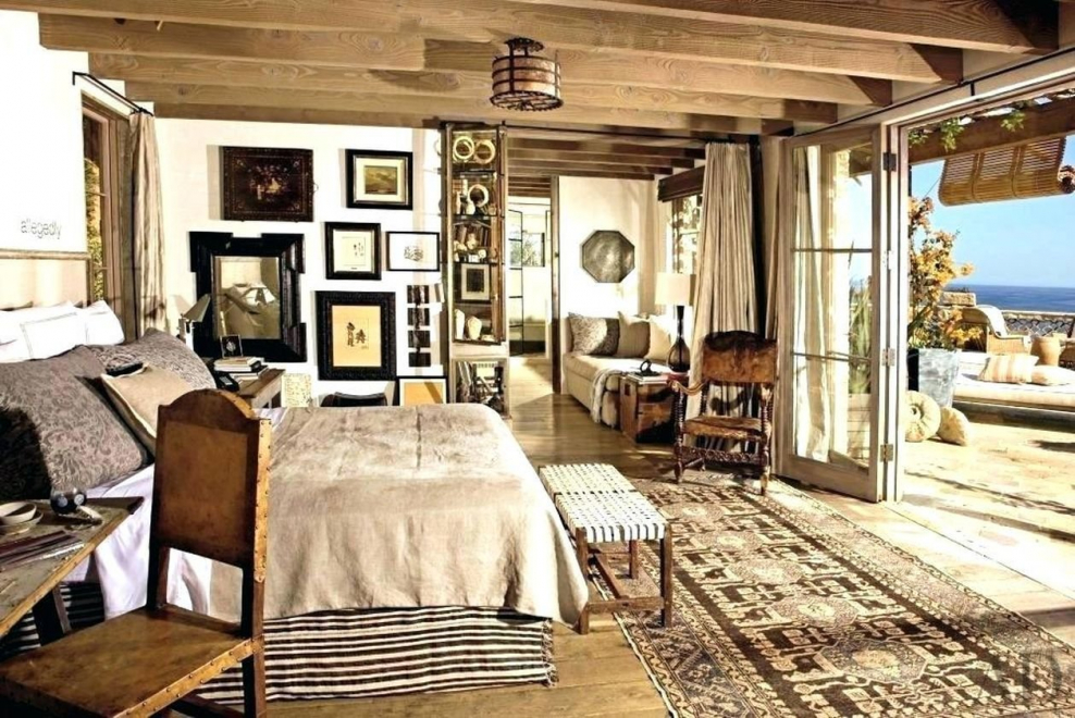 Спальня в деревенском стиле