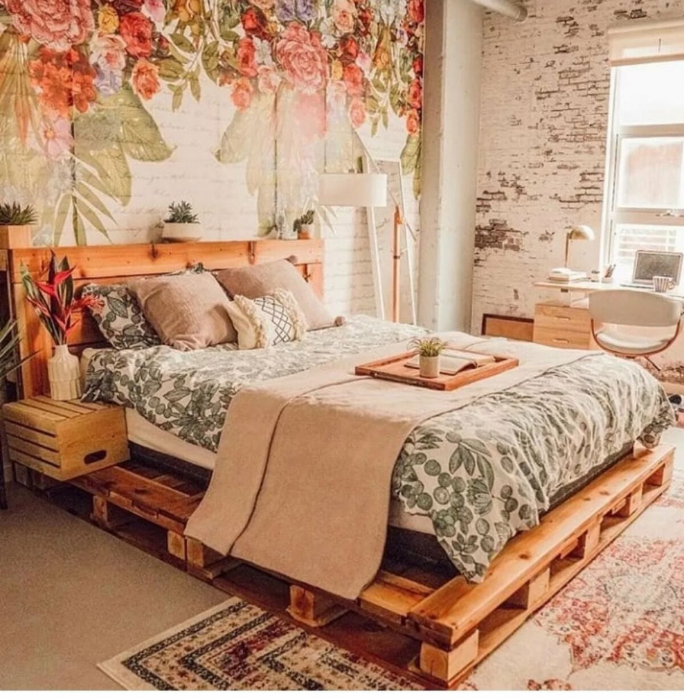 Спальня в деревенском стиле