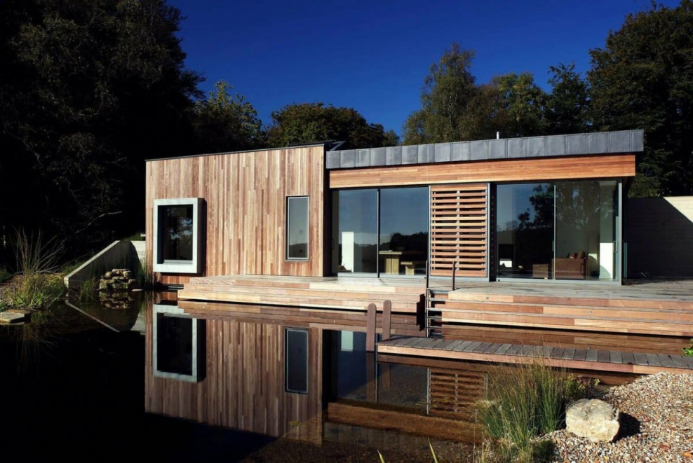 Тини Хаус с плоской крышей