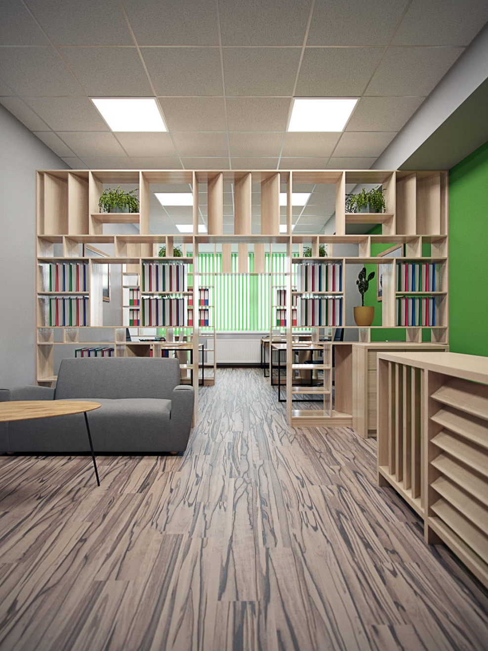 Офис в стиле эко