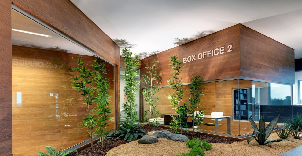 Кафе в эко стиле архикад