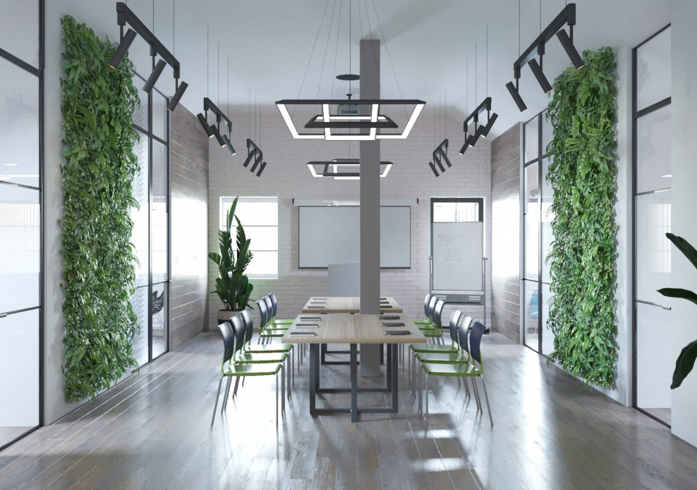 Вертикальное Озеленение в помещении