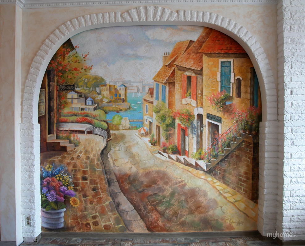 Декоративная живопись на стенах