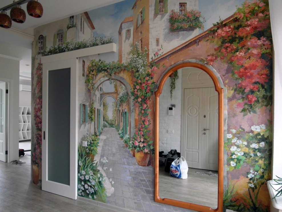 Художественная роспись арок