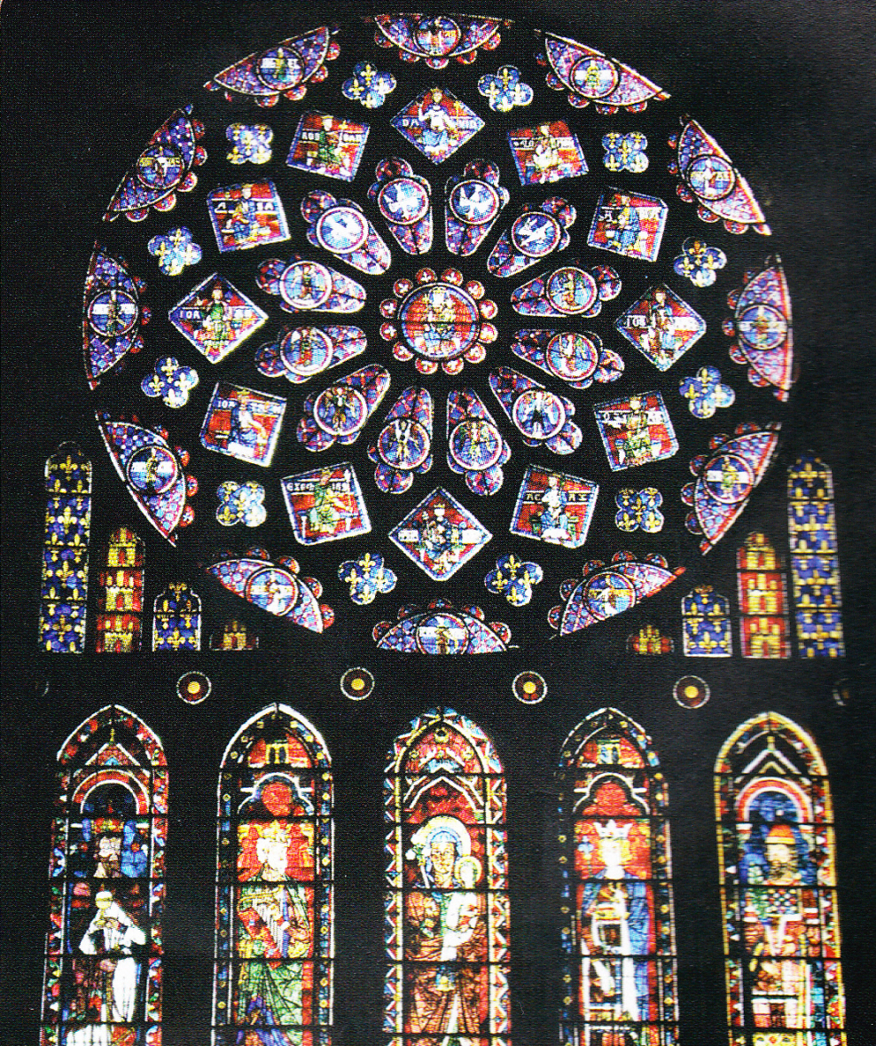 Собор в Реймсе окно роза