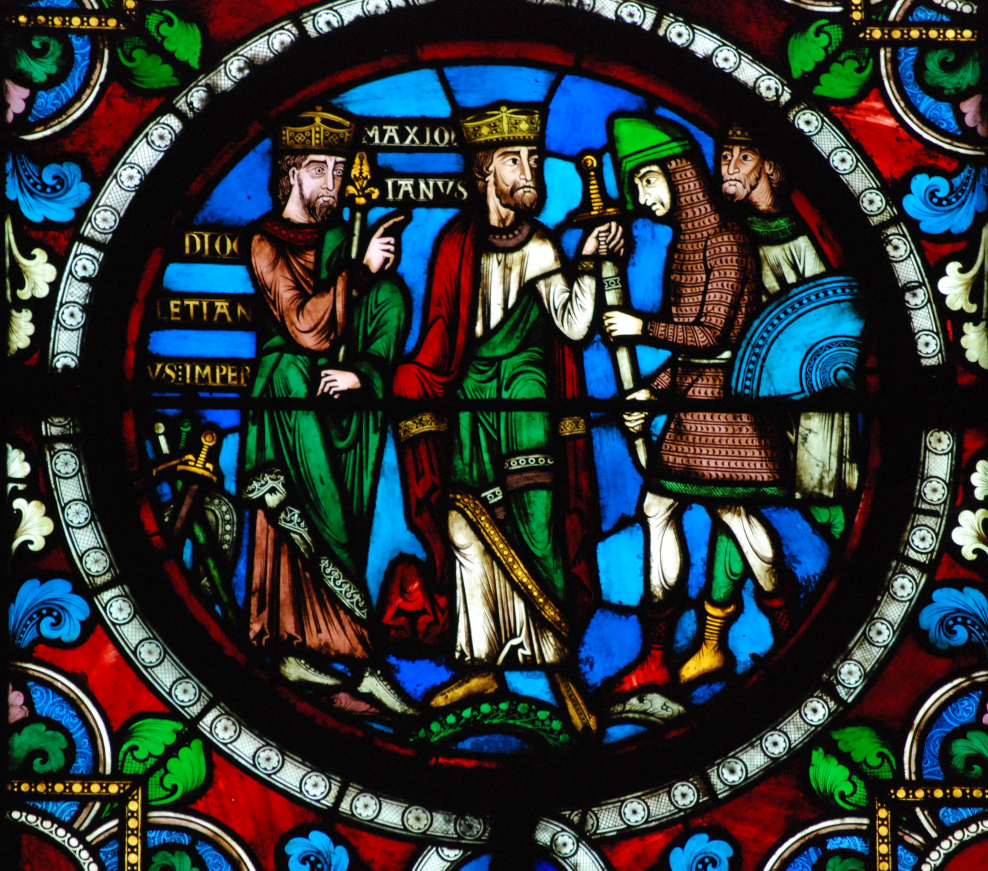 Витражи собора сен Дени