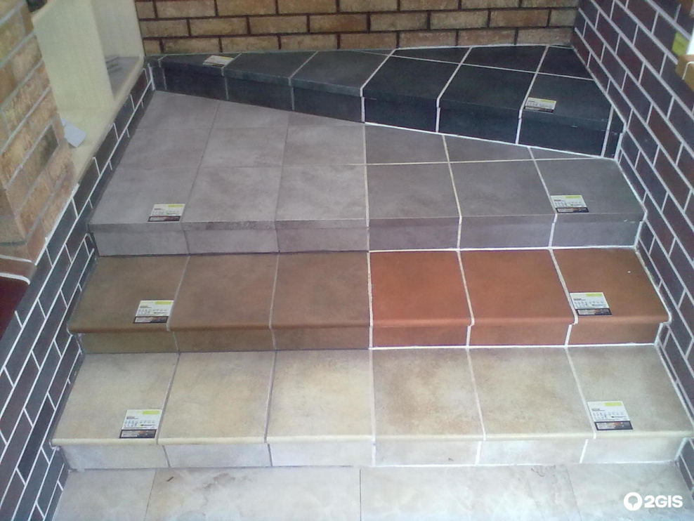 Клинкерная плитка для ступеней на металлический каркас