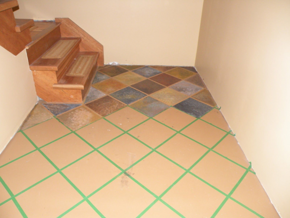 Схема раскладки плитки кабанчик