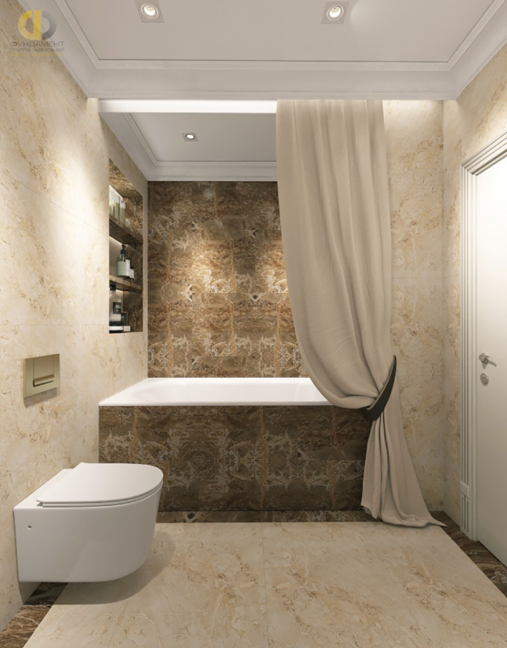 Небольшая ванная комната