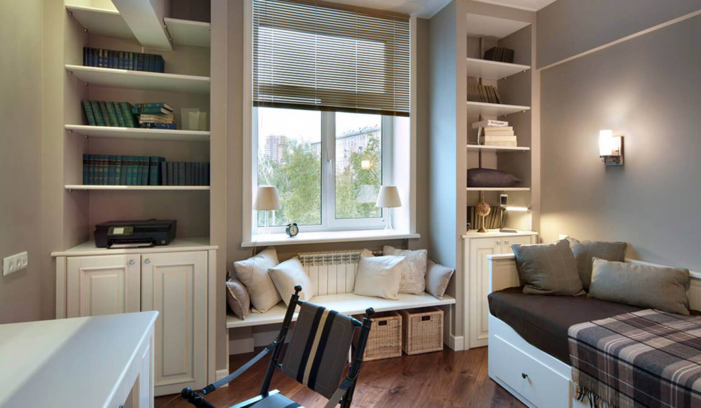 Интерьер маленькой комнаты