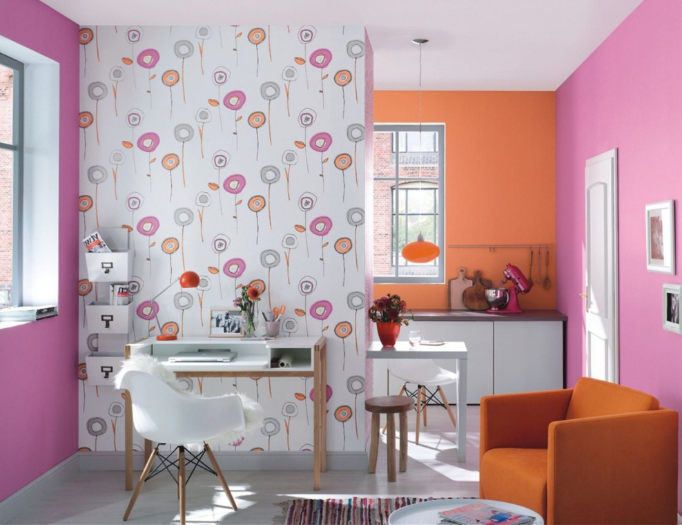 Обои на кухню на кривые стены