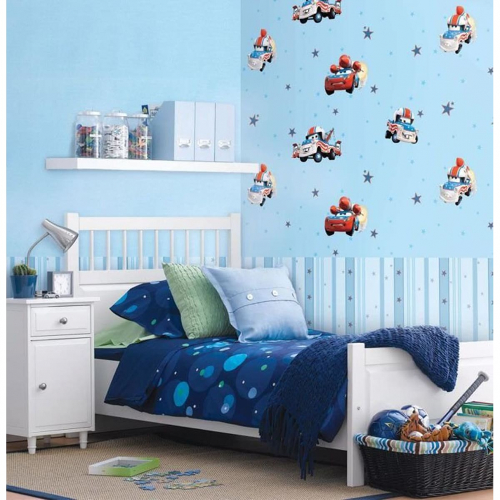 Обои для детской комнаты комбинированные