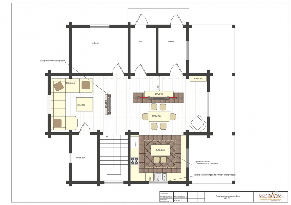 Планировка дома в скандинавском стиле