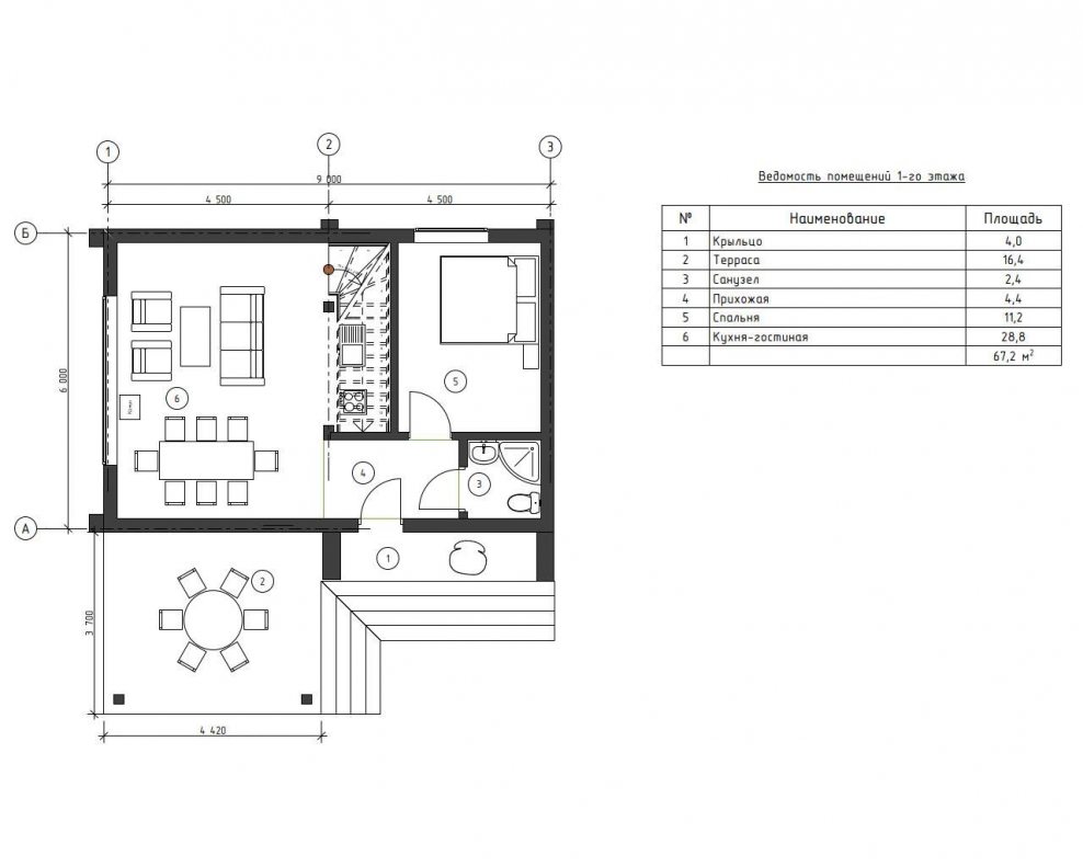 Дом в скандинавском стиле планировка
