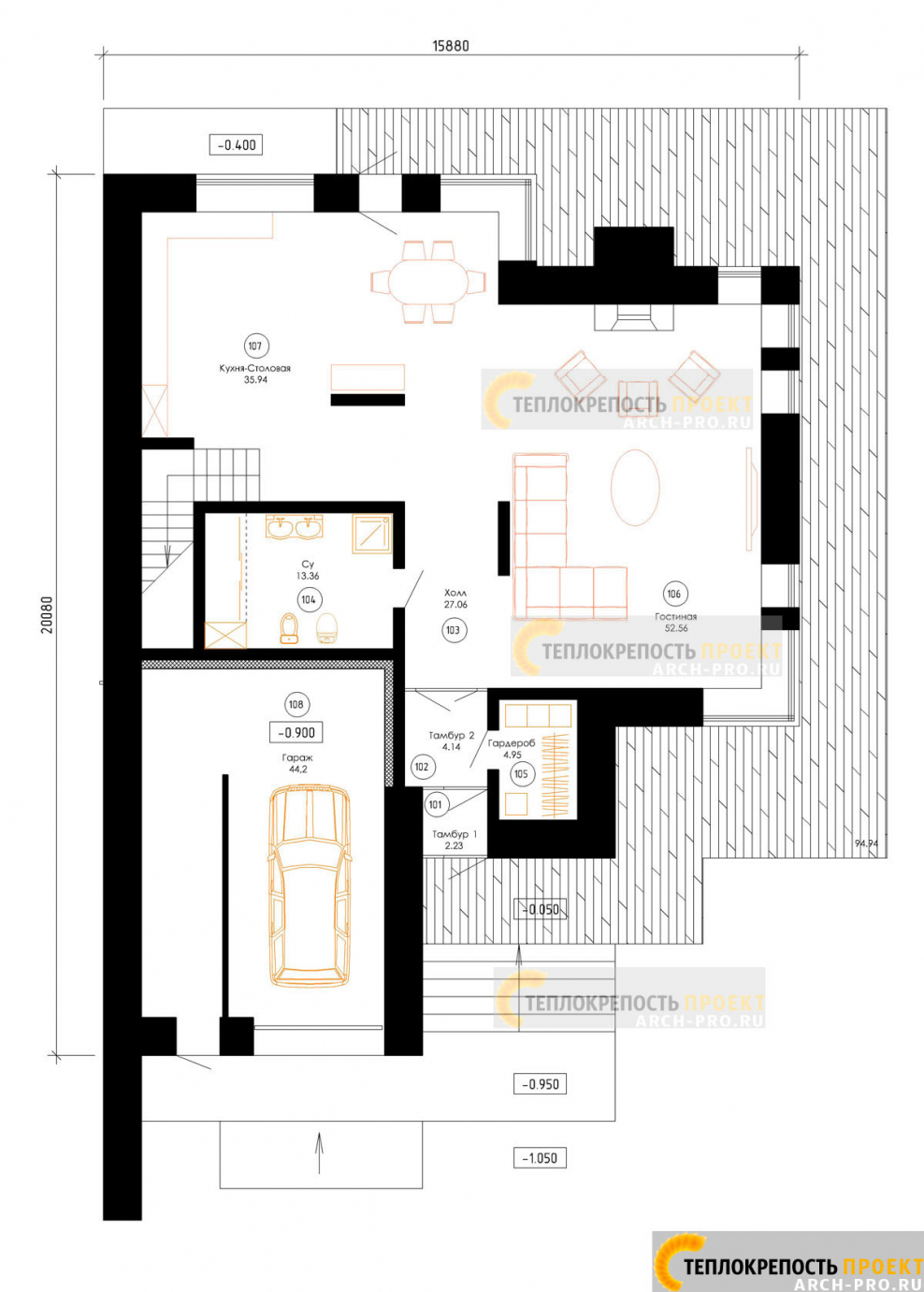 Дом в скандинавском стиле планировка
