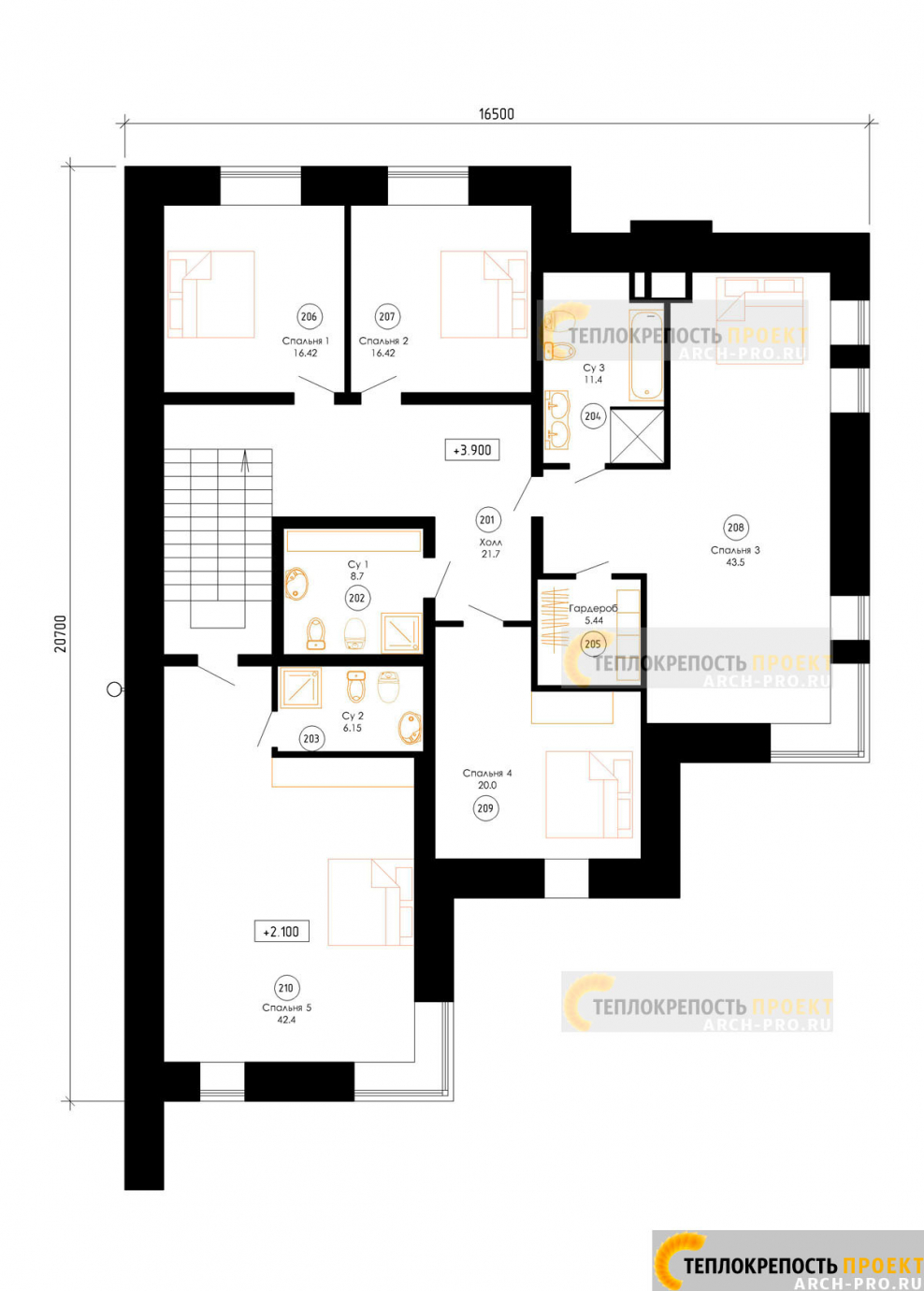 Планировка скандинавских коттеджей