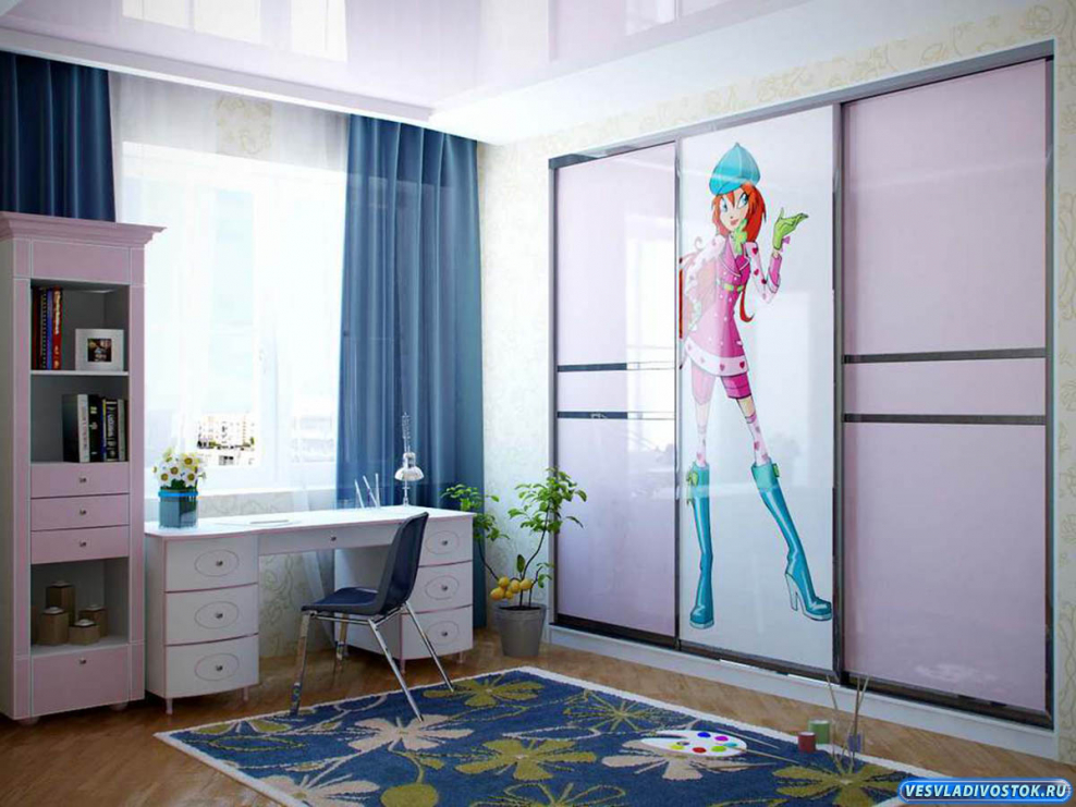 Встроенный шкаф в детскую