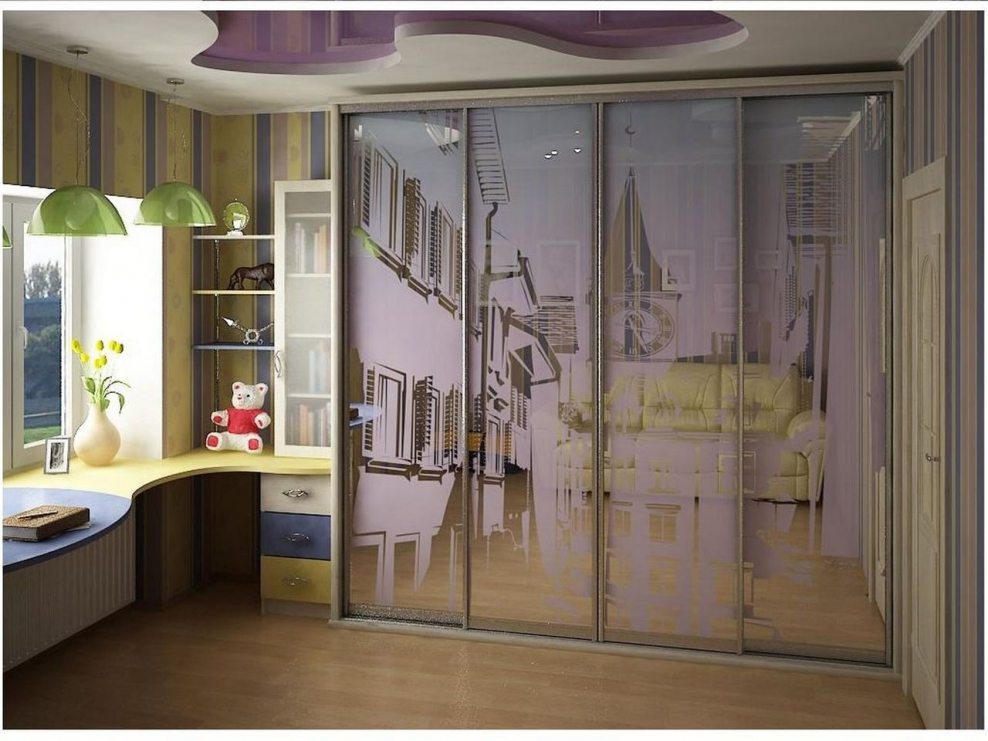 Шкаф купе для детской