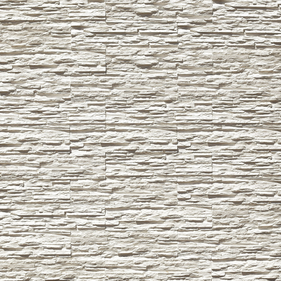 Гипсовая плитка White Hills Каскад Рейндж камень белая