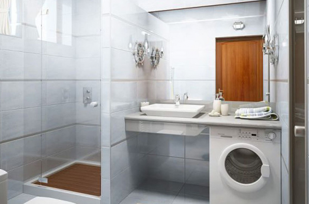 Ванная со стиральной машиной