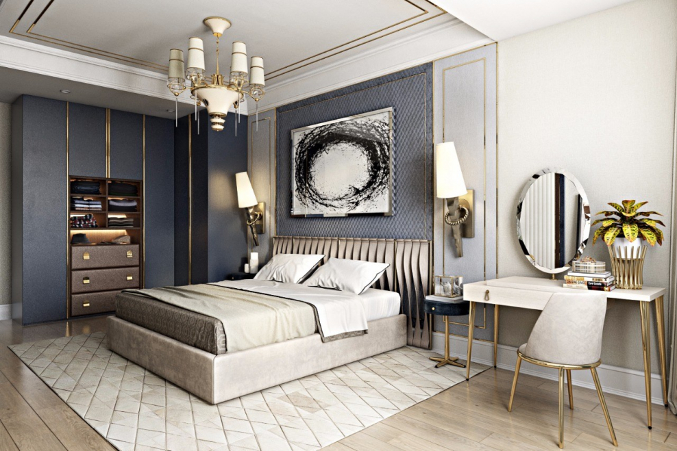 Спальня ар деко