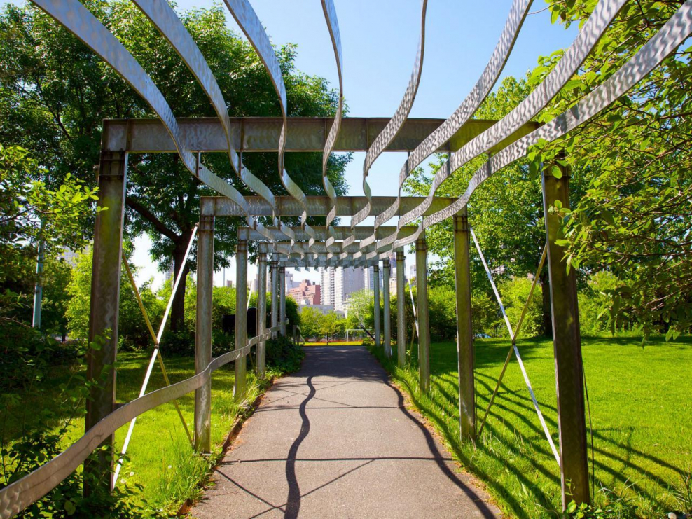 Пергола Парковая тоннель