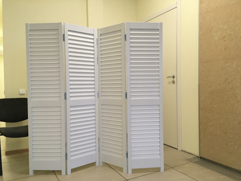 Ширма ПВХ 1640*1600мм ясень серый