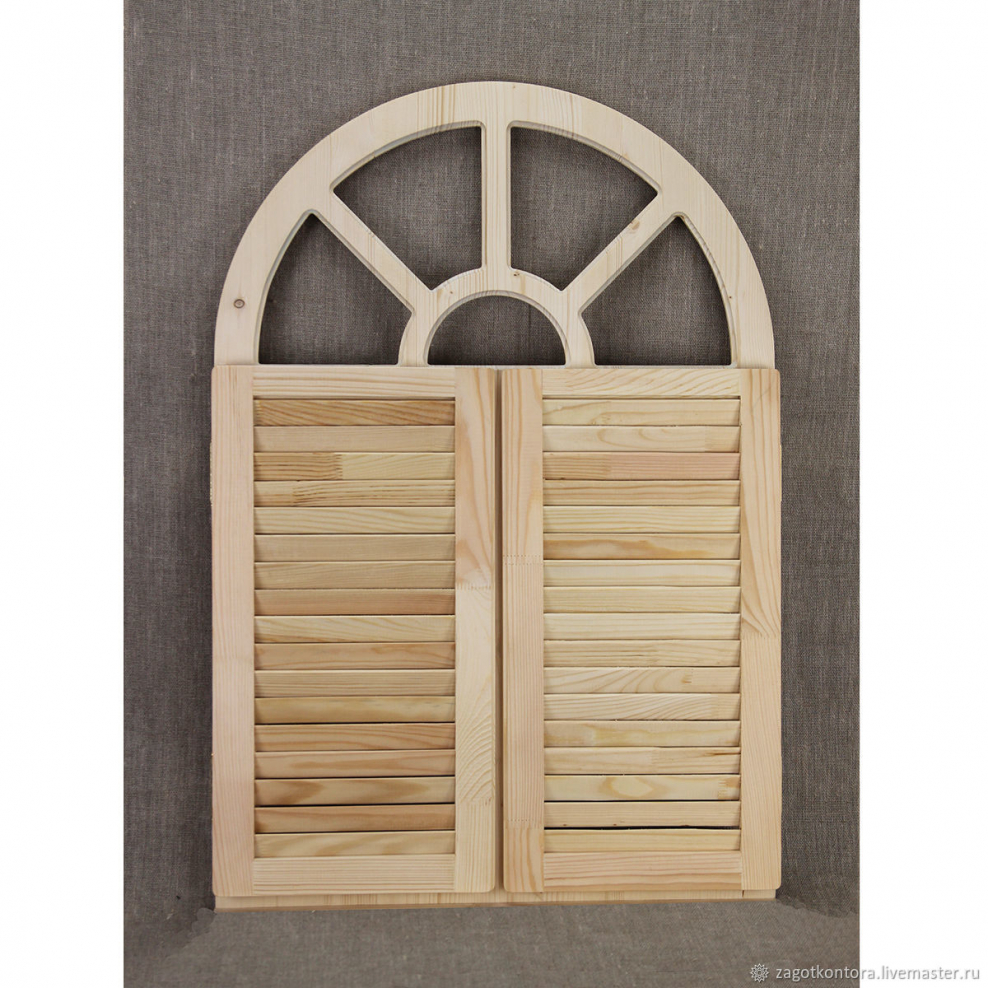 Жалюзийные ставни на дверях