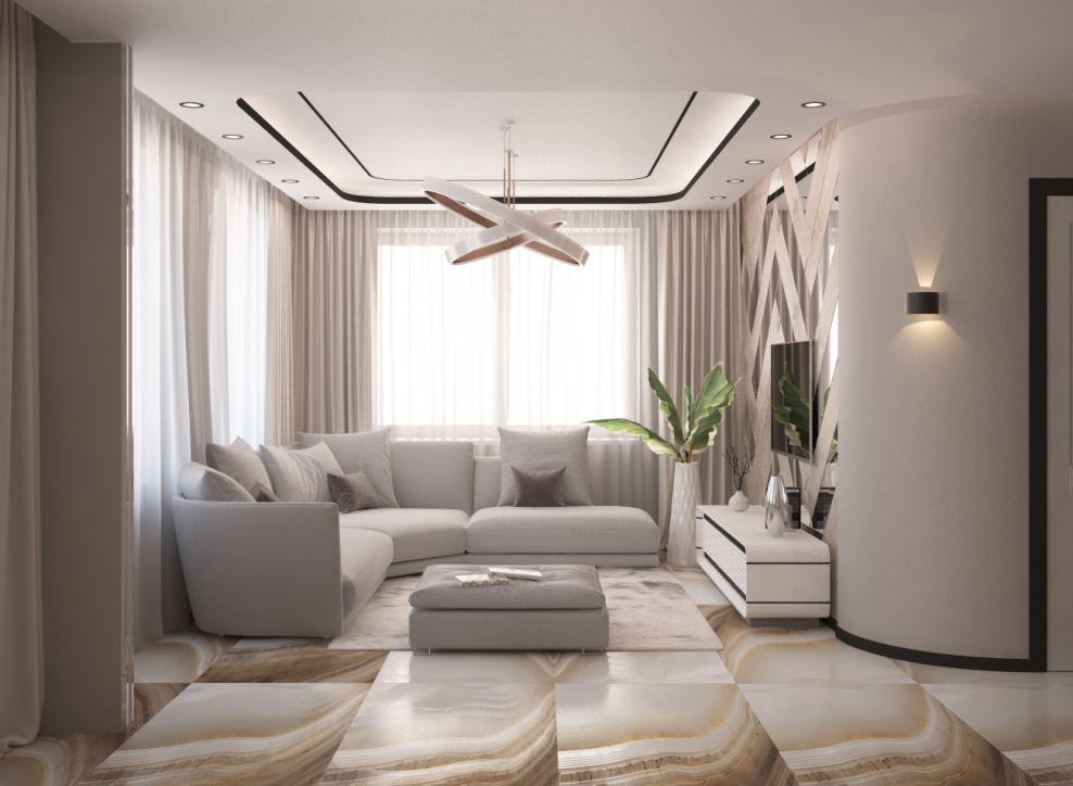 Необычный интерьер ЖК Легенда