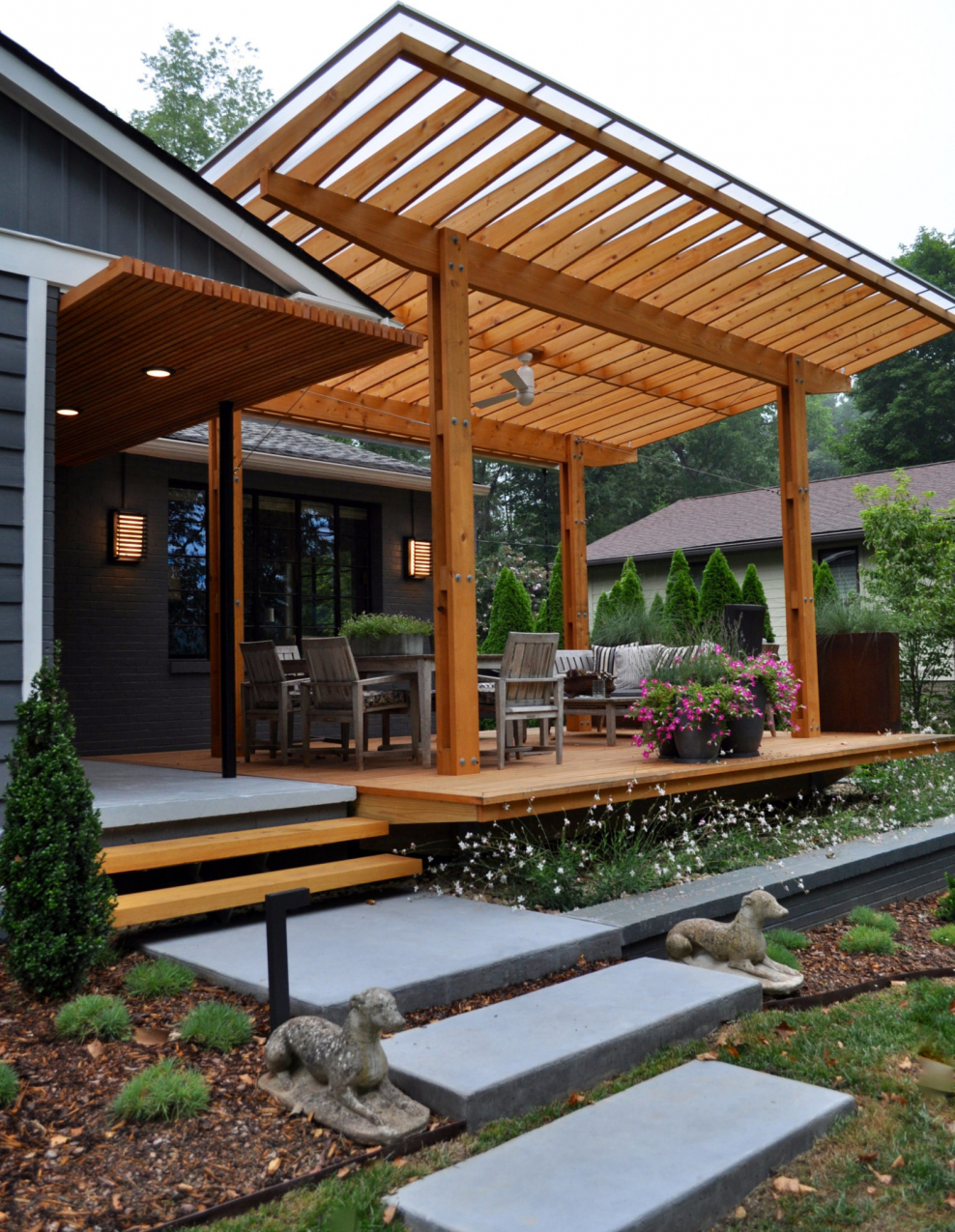 Патио пергола крыльцо