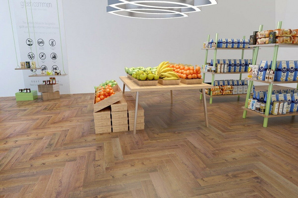 Кварцвиниловая плитка под паркет