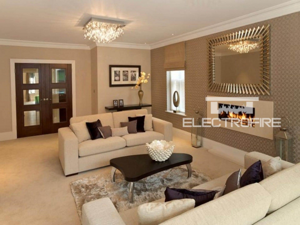 Гостиная в цвете капучино