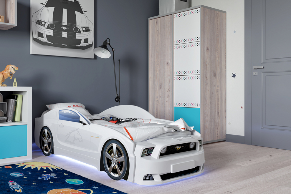 Futuka Kids кровать- машина Light Мустанг