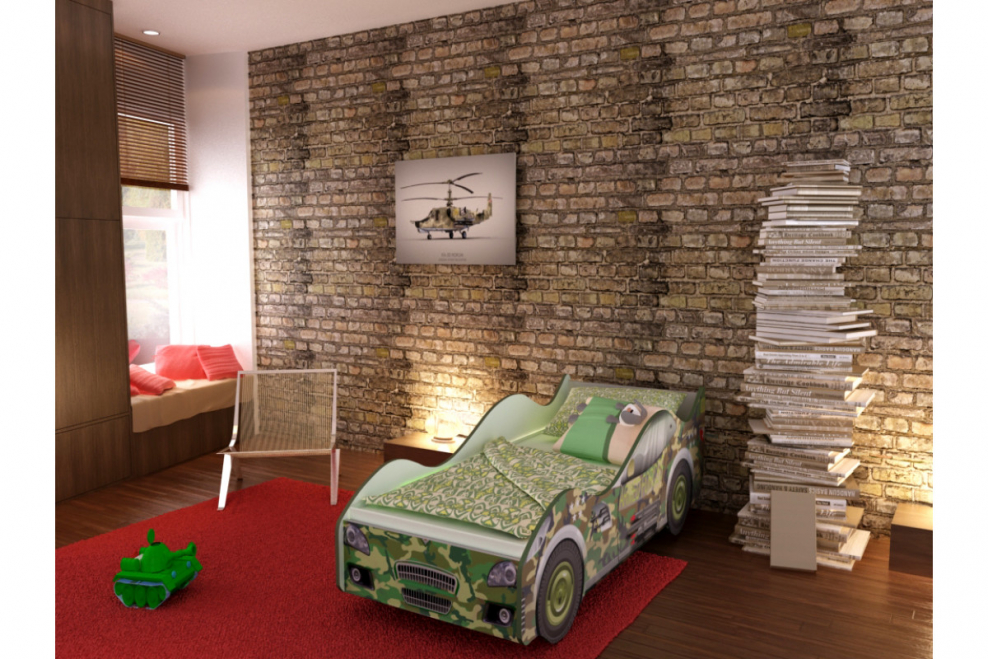 Комната в военном стиле