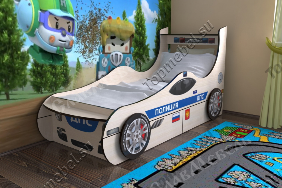Кровать "машина" СЛАВМЕБЕЛЬ