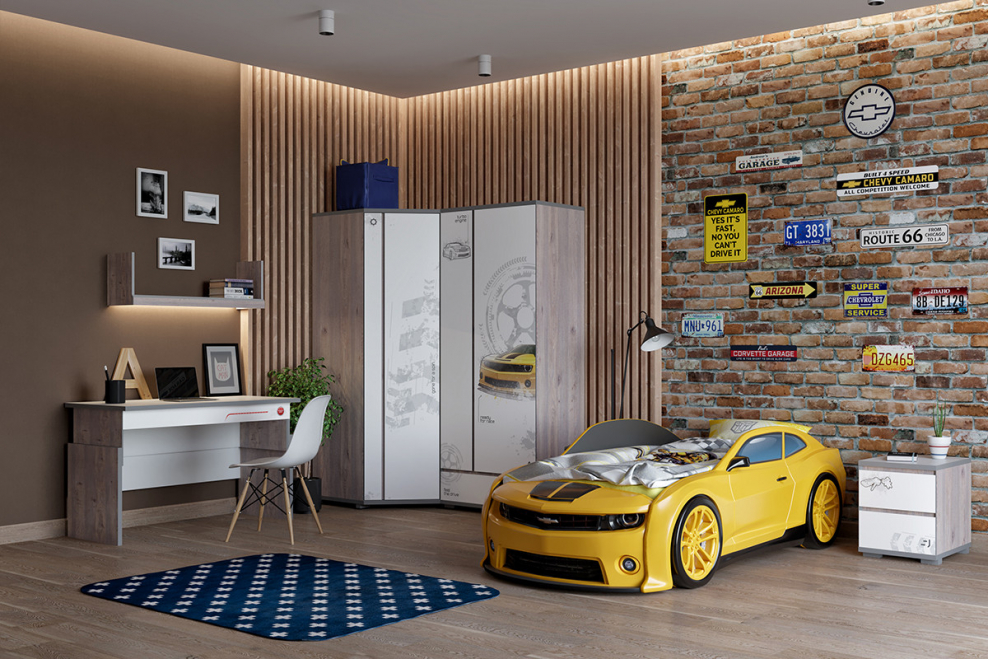 Детская кровать машина Камаро