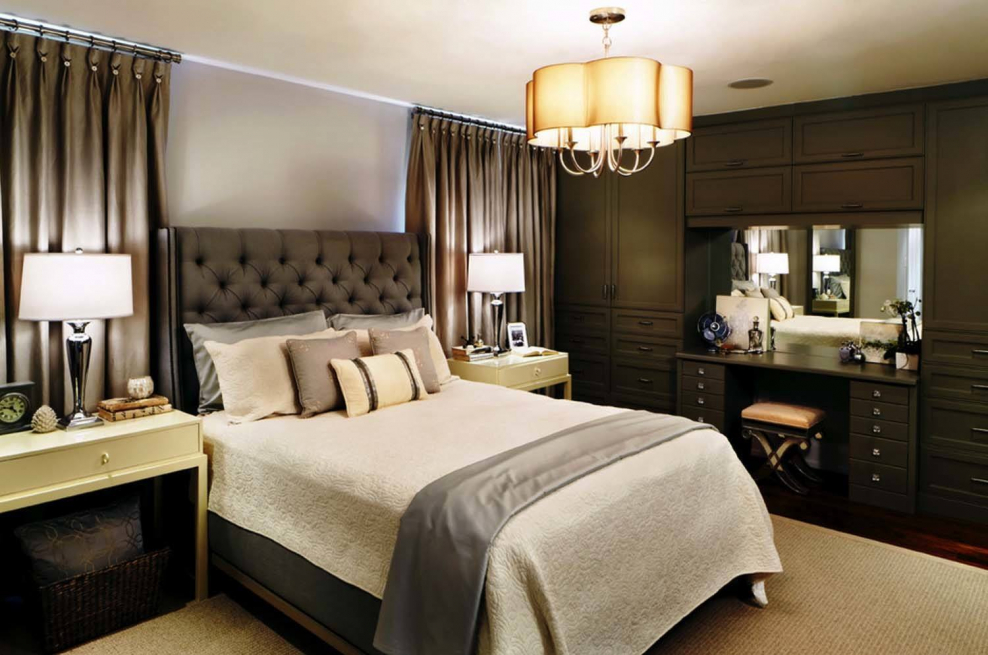 Стильная маленькая спальня