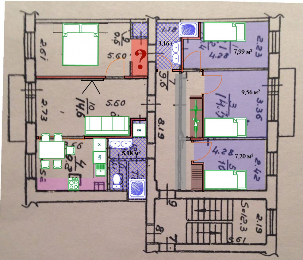 План коммунальной квартиры