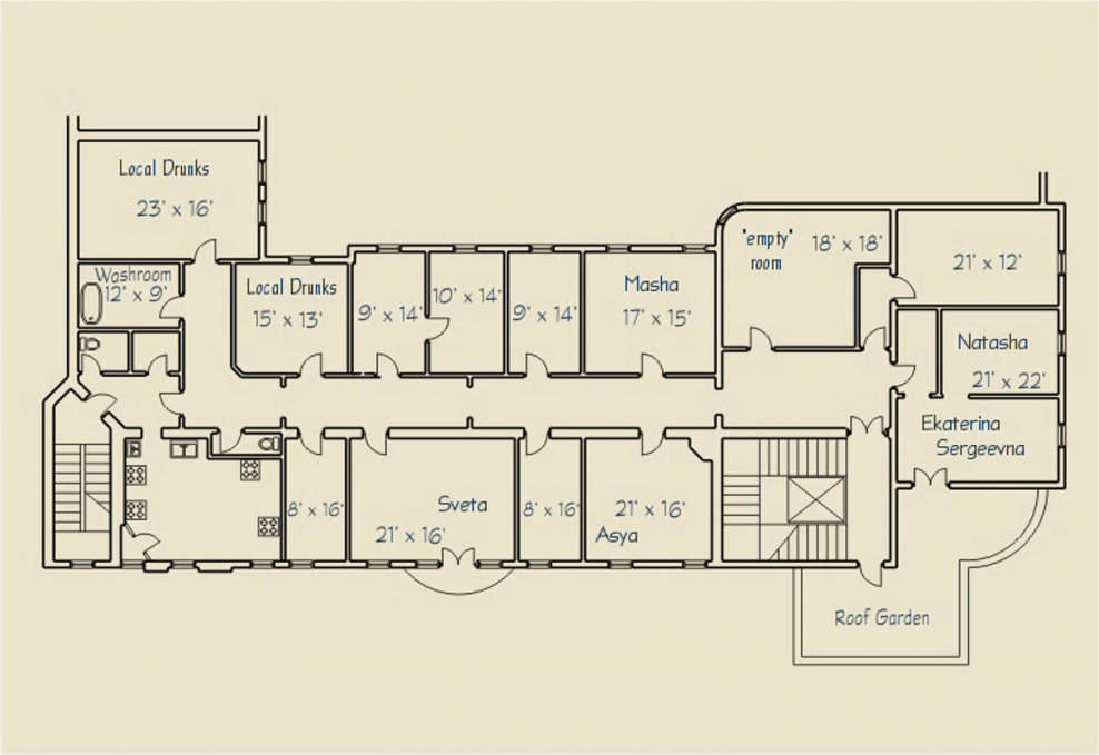 Схема коммунальной квартиры
