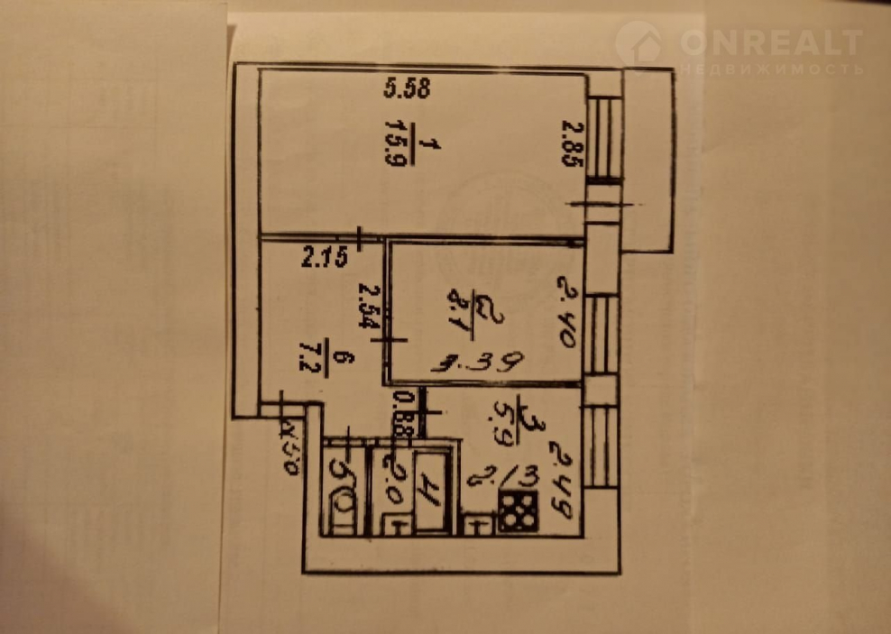 Графический план квартиры