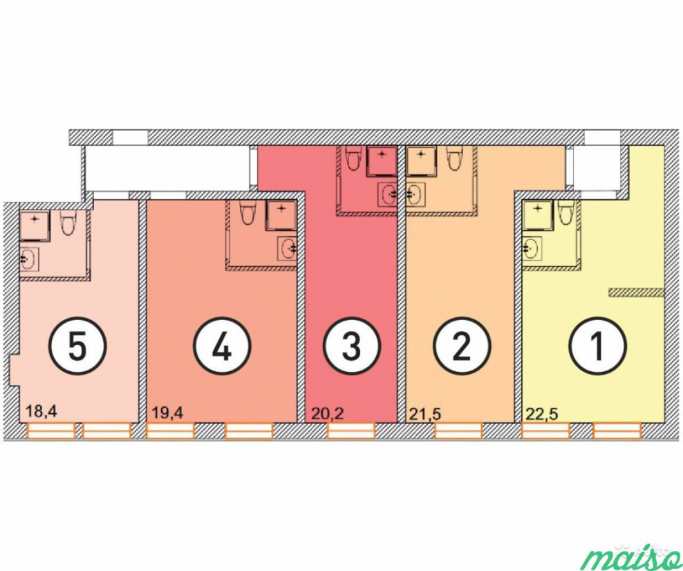 Планировки квартир СПБ бумажная 22к2