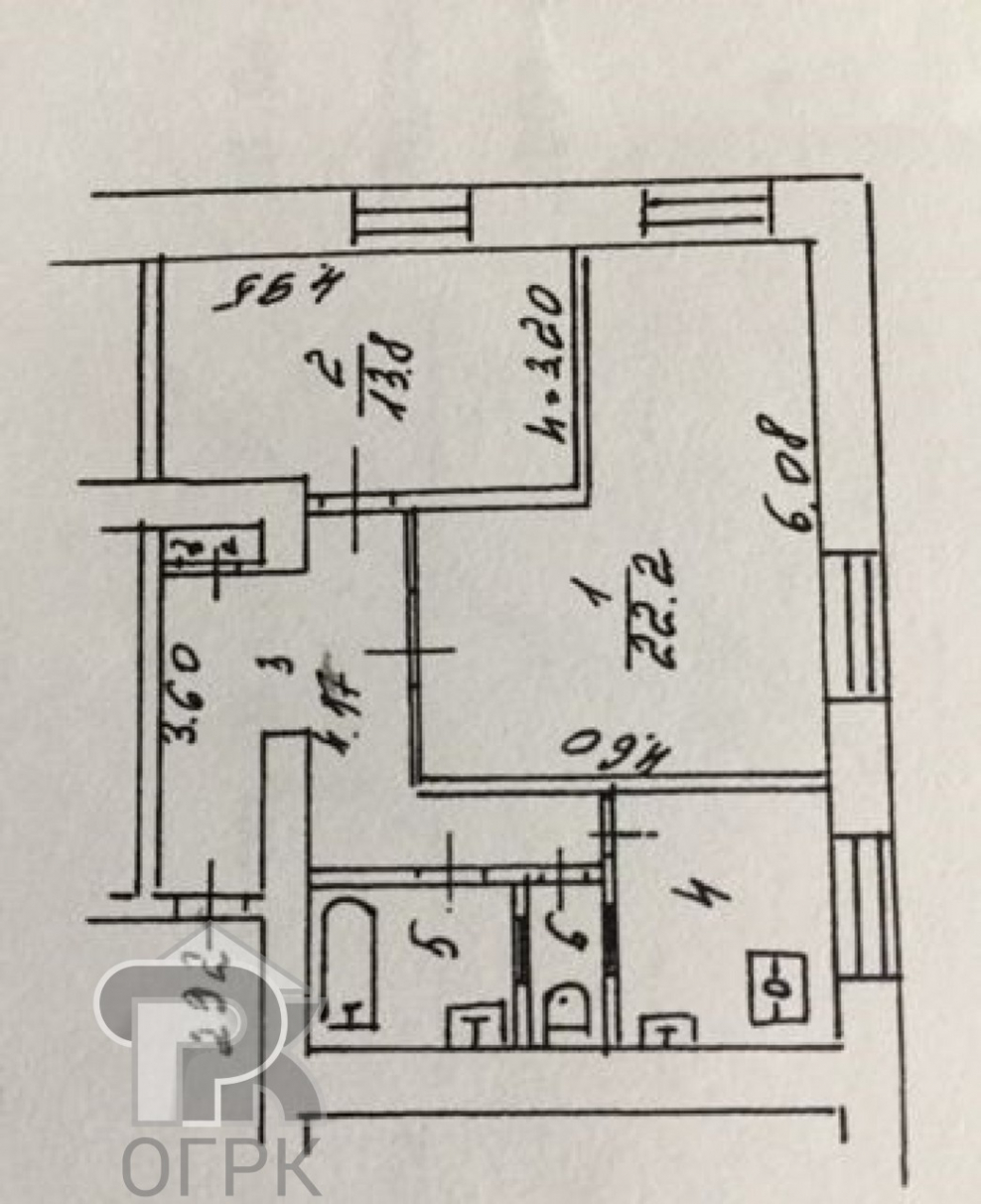 Хрущёвка планировка к7