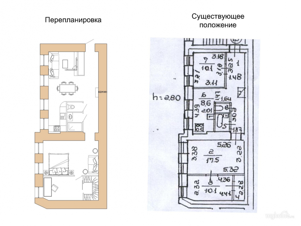Перепланировка коммунальной квартиры
