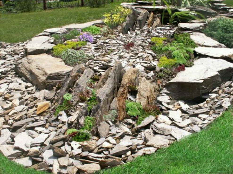 Рокарий в ландшафтном